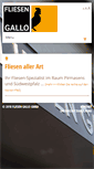 Mobile Screenshot of fliesen-gallo.de
